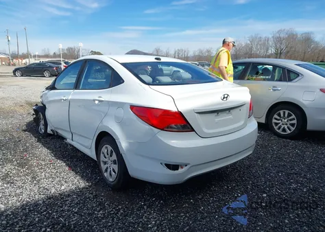 2016 Hyundai Accent Se z USA, uszkodzony, nr VIN KMHCT4AE9GU115295